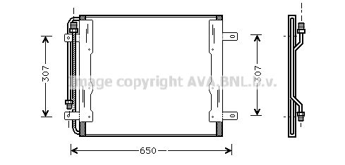 AVA QUALITY COOLING Kondensaator,kliimaseade ME5145